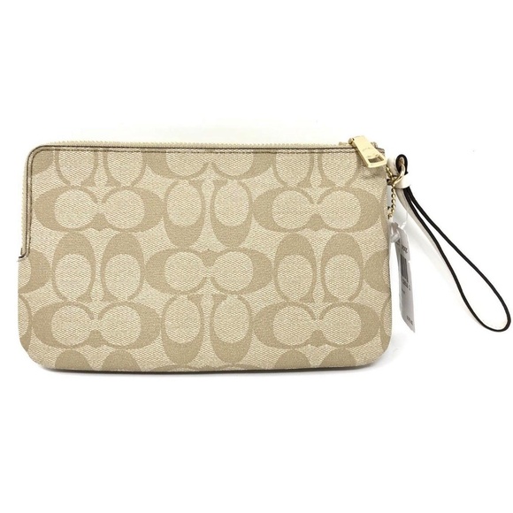Coach Signature PVC Double Zip Wallet - Picture 5 of 5